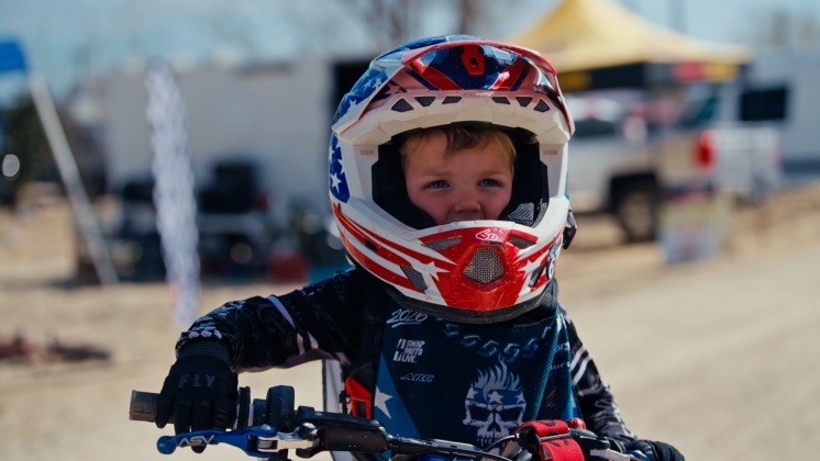 Jett Carter Lil Danger helmet