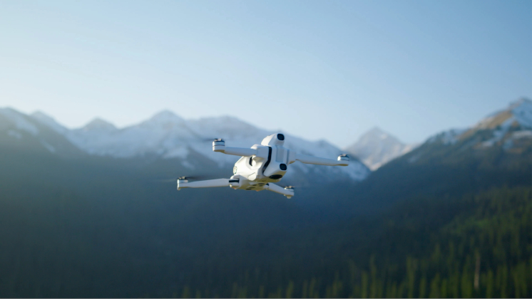 The Antigravity A1 drone, the world's first 360 8K drone, is used by Tokyu Construction for remote site monitoring and progress tracking.