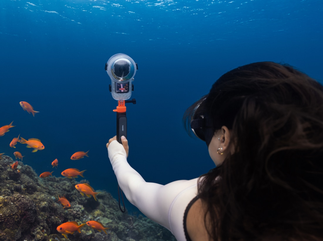 Underwater Selfie Stick with Remote.