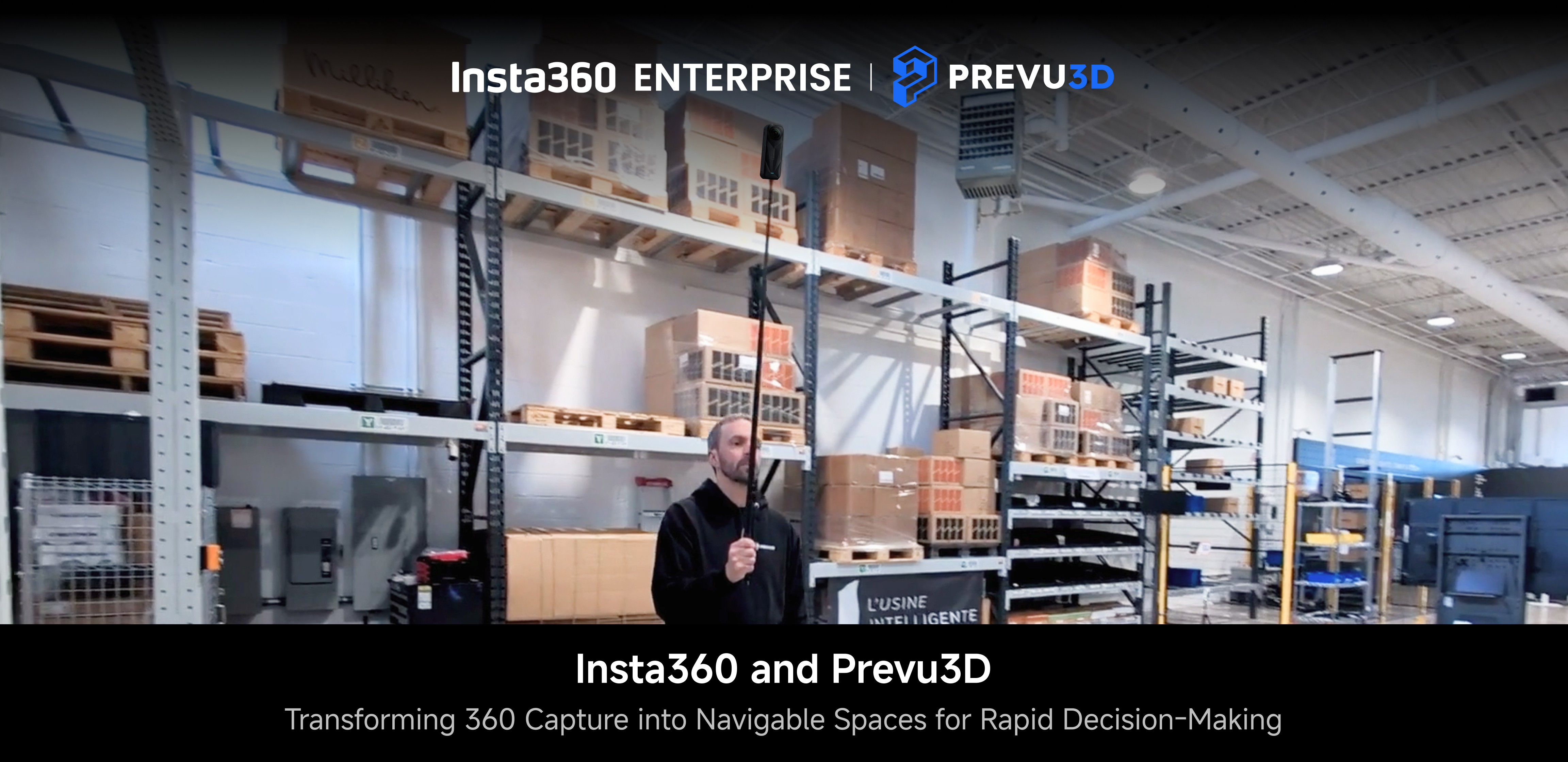 Insta360 and Prevu3D Turn 360 Video into Industrial Digital Twins
