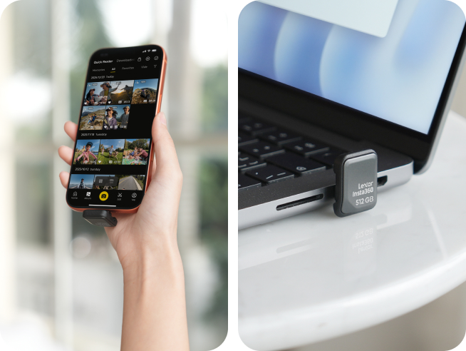 クイックリーダー 512GB ポータブルSSD - Insta360ストア