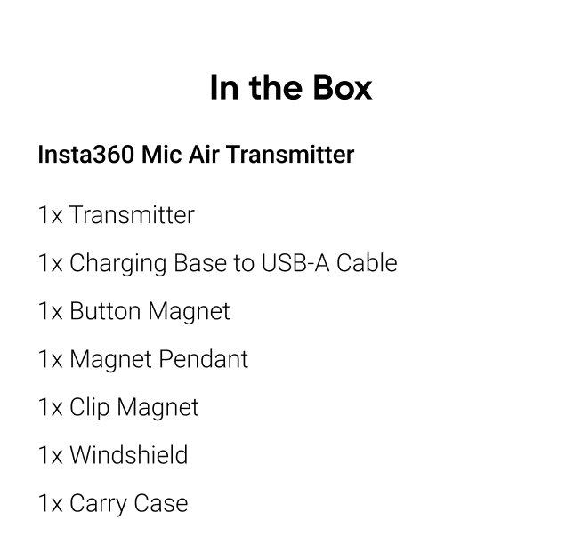 Insta360 Mic Air | Insta360 Store