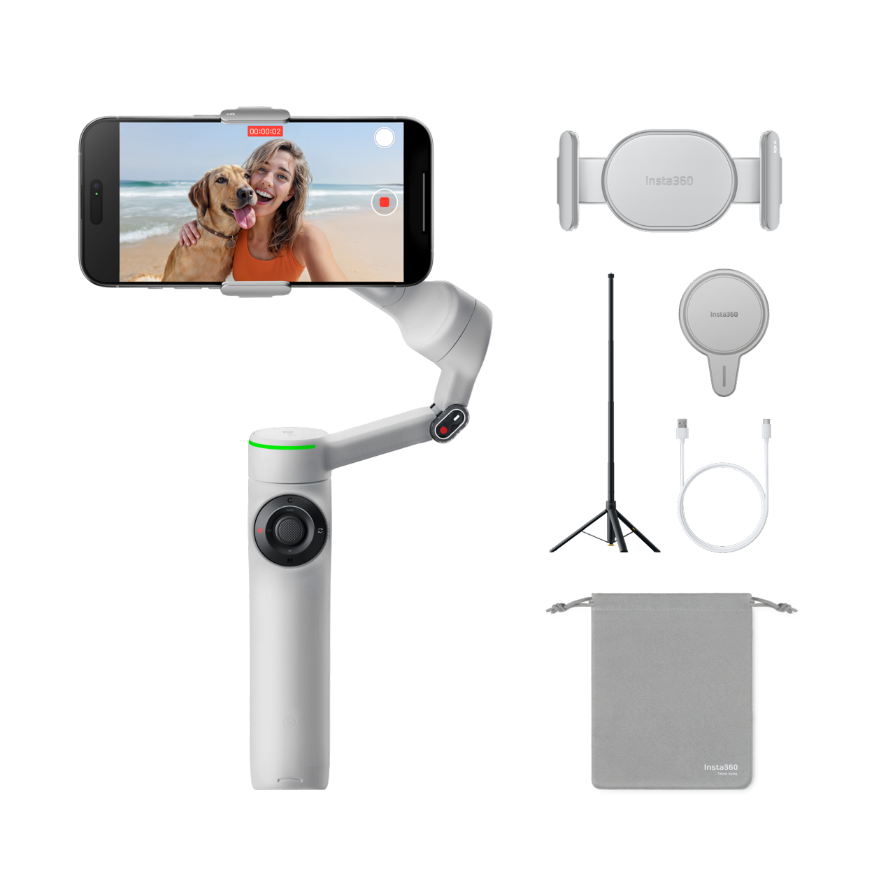 Best Phone Gimbals | Insta360 Flow 2 Series with AI Tracking