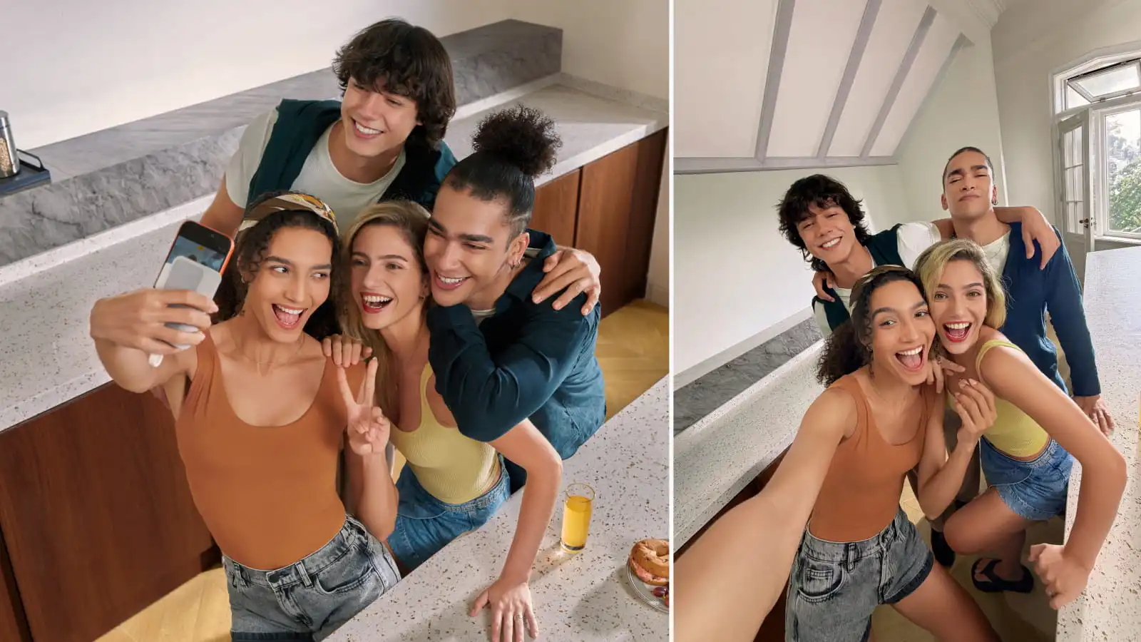 עברו לזווית רחבה של &lrm;0.5&times;&lrm; ושמרו את כולם בפריים &ndash; כך שסלפי קבוצתי כבר לא יהיה עניין של ניחוש.