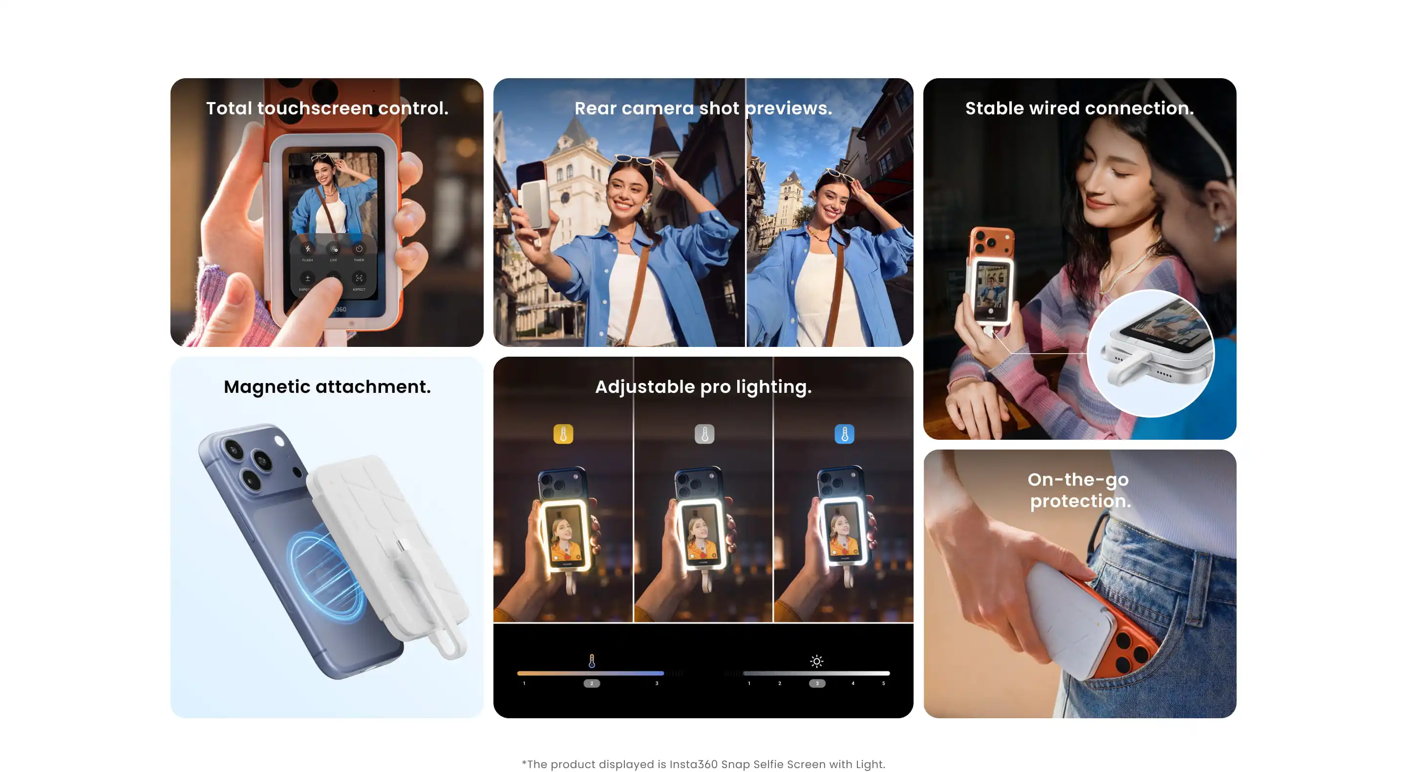 מסך סלפי Snap מבית Insta360