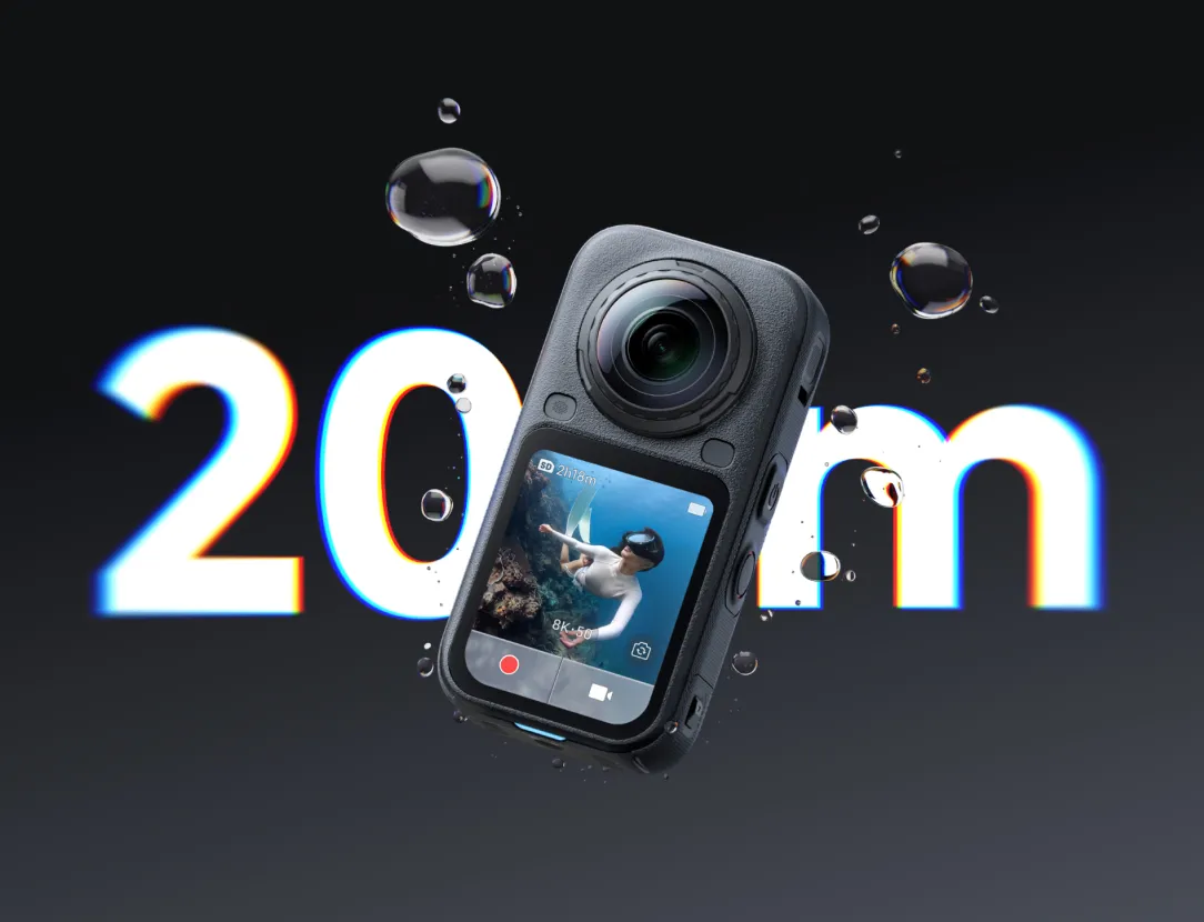 Waterproof to 65ft (20m)