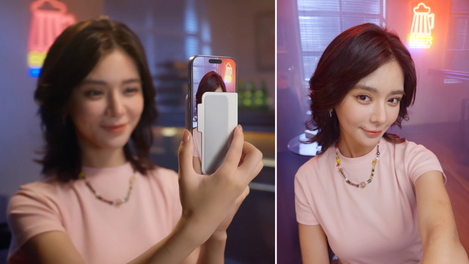 תיהנו מסלפי וולוגים חדים ומפורטים יותר, תוך כדי שאתם רואים את עצמכם בזמן הצילום.