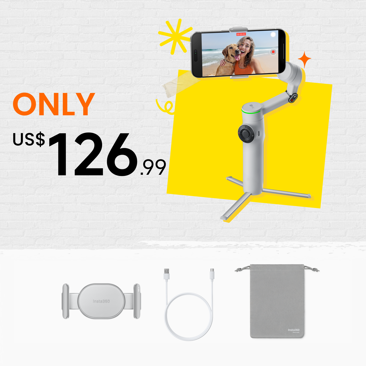 Best Phone Gimbals | Insta360 Flow 2 Series with AI Tracking