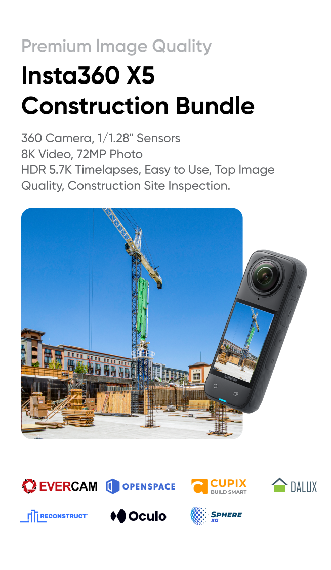 Insta360 Construction Camera Bundle