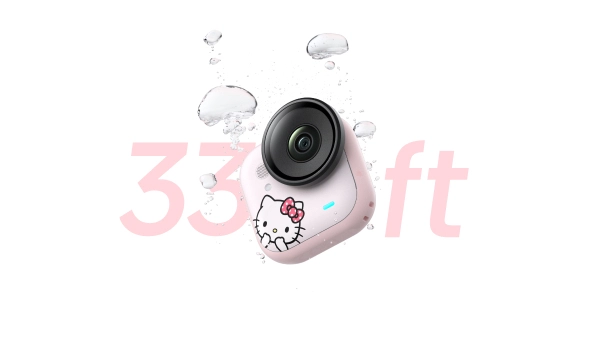 Waterproof to 33ft (10m)