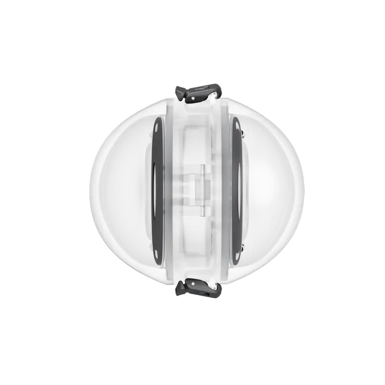 Rear view of the Insta360 X6 Invisible Dive Case Pro showing streamlined housing design
