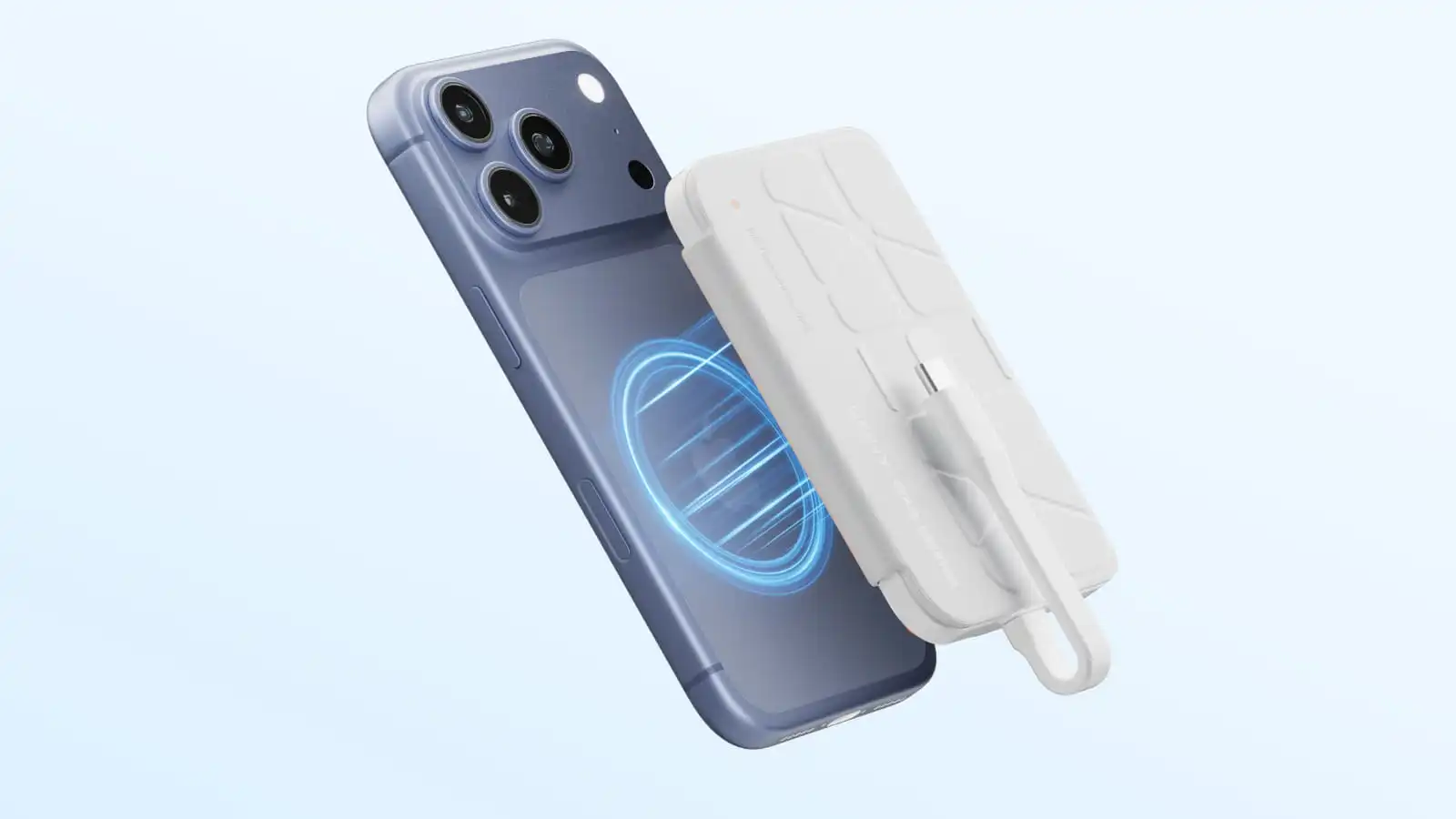 חיבור מגנטי חזק מבטיח שהמכשיר יישאר יציב ובטוח. מתחבר ישירות ל‑iPhone* ולמגוון רחב של מכשירי Android** בעזרת טבעת מגנטית נלווית.