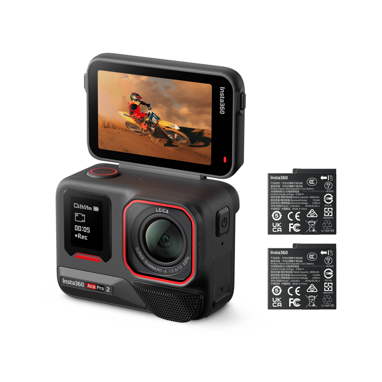 Insta360 SSD Portatile Quick Reader 512GB – Velocità 420 MB/s, USB-C, Compatto Come Una Moneta, Per Action Cam E Creator