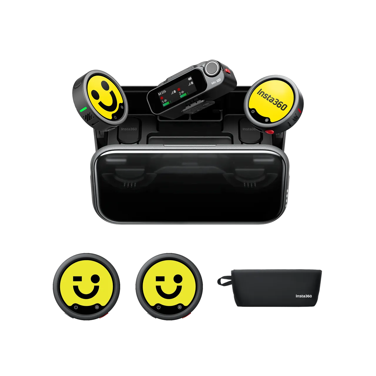 Insta360 Mic Pro (4TX + 1RX)