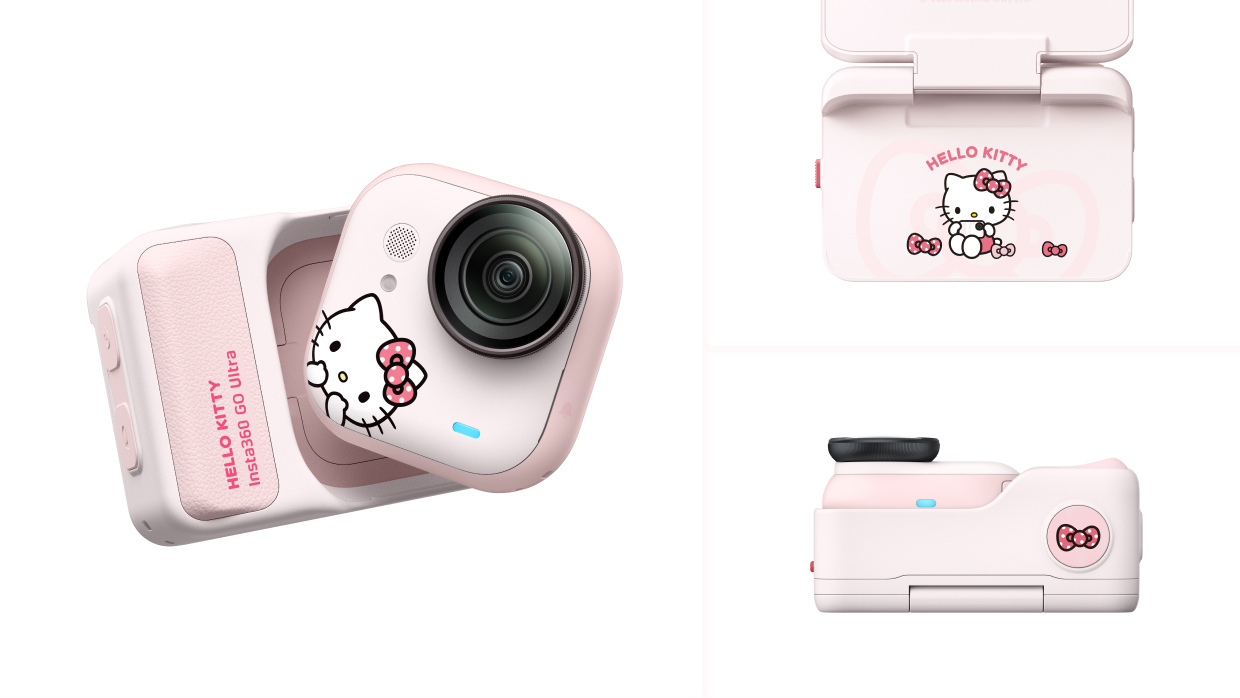 全新深度聯名定製的Hello Kitty限定版相機套裝,用粉色時尚美學重新定義拍攝體驗。從相機到配件,顏值頂天。更有專屬收納包,消光霧面質感,高級耐看,一包隨行,即刻開拍。
限定版讓相機不只是紀錄工具,更是潮流單品,讓你每一次拍攝都成為焦點!